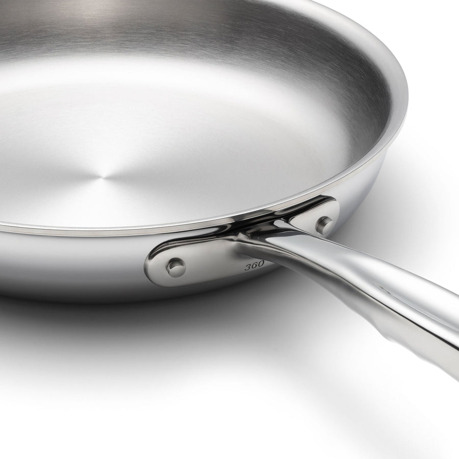 Factory Second Stainless Steel 10 Inch Fry Pan - 360 Cookware